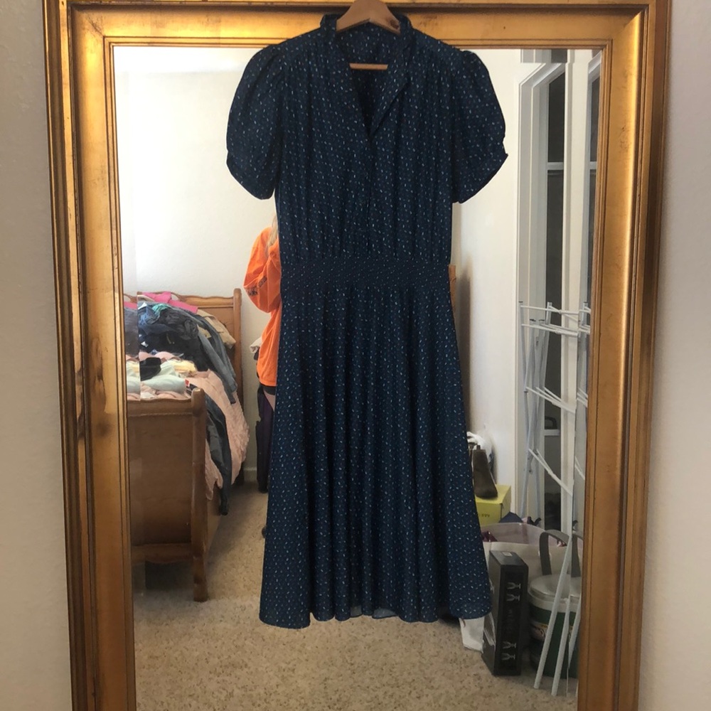 Blue dress
